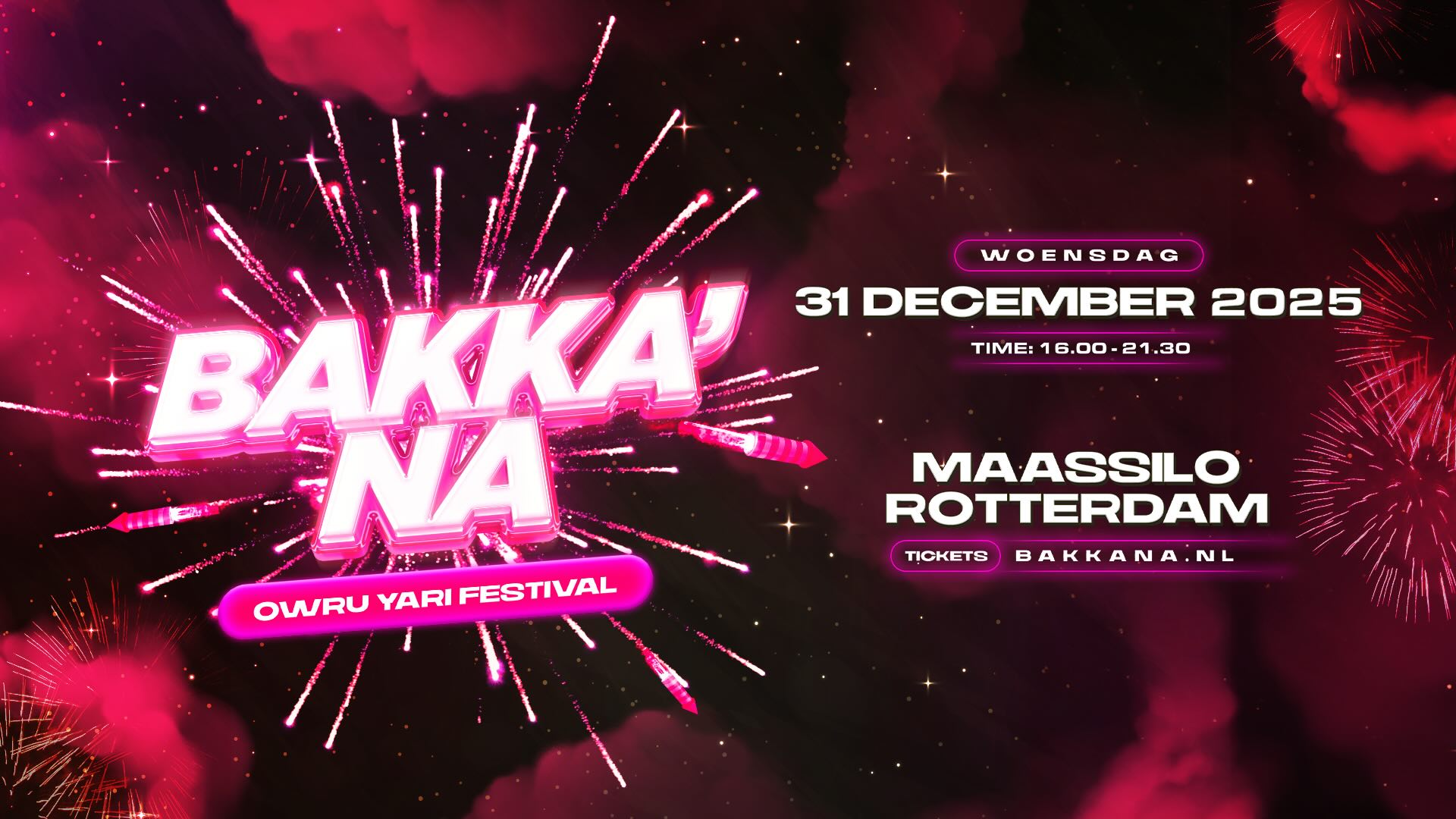 Owru yari Bakka'Na Indoor Festival in de Maassilo Rotterdam