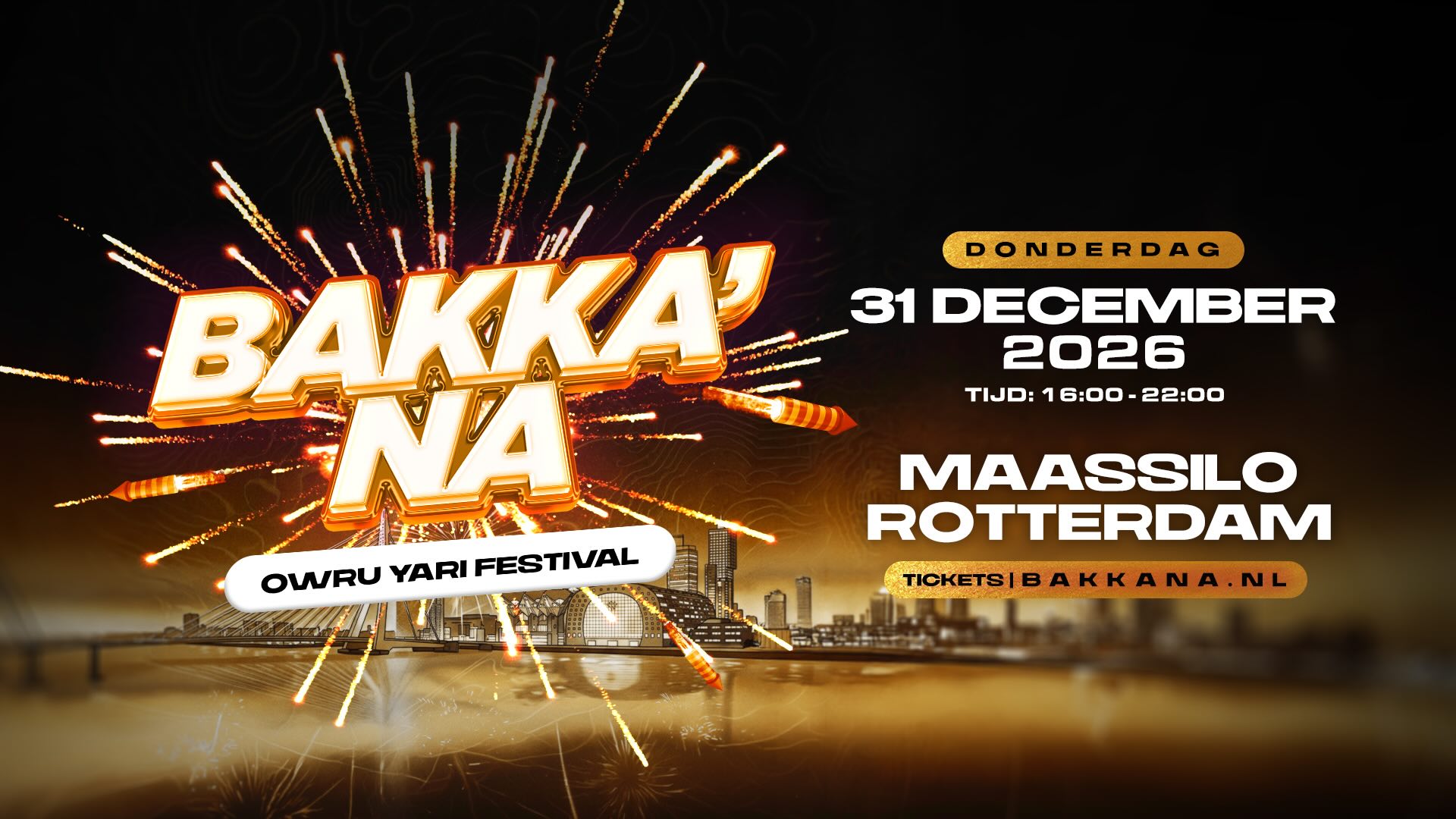 Owru yari Bakka'Na Indoor Festival in de Maassilo Rotterdam